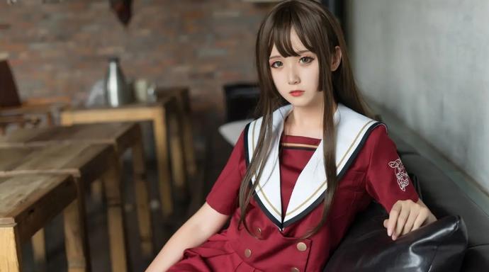 秋楚楚学校教室