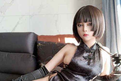 呀勒呀勒推土君旗袍COS：穿上它，谁能抵挡这诱惑？