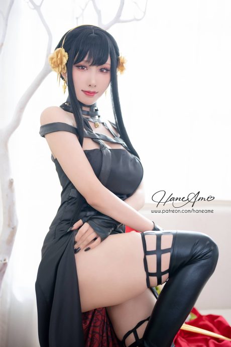 雨波HaneAme约尔福杰COS:完美演绎荆棘公主的致命诱惑 雨波HaneAme约尔福杰COS:完美演绎荆棘公主的致命诱惑