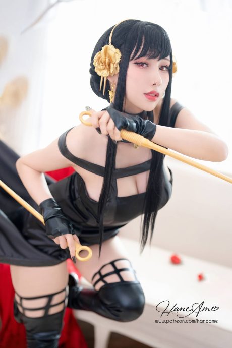 雨波HaneAme约尔福杰COS:完美演绎荆棘公主的致命诱惑 雨波HaneAme约尔福杰COS:完美演绎荆棘公主的致命诱惑