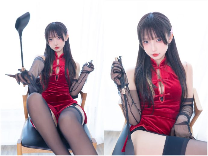 神楽坂真冬cos最新作品图集_神楽坂真冬黑兔护士蜘蛛女王[持续更新]