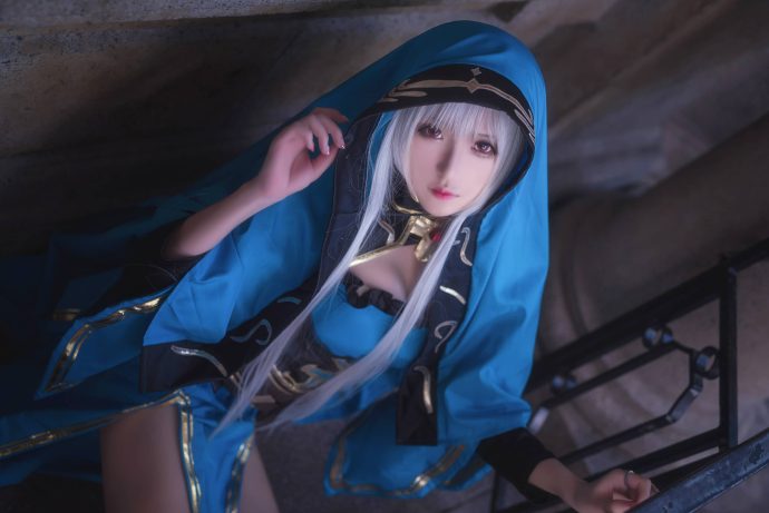 腐团儿cos作品图集下载_腐团儿FGO玛修黑saber泳装第二弹[持续更新]-cos图咖