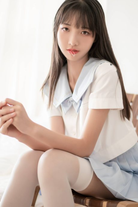 西瓜少女cos作品图集_西瓜(西呱呀呀呀)衬衫牛仔裙JK学生服[持续更新]