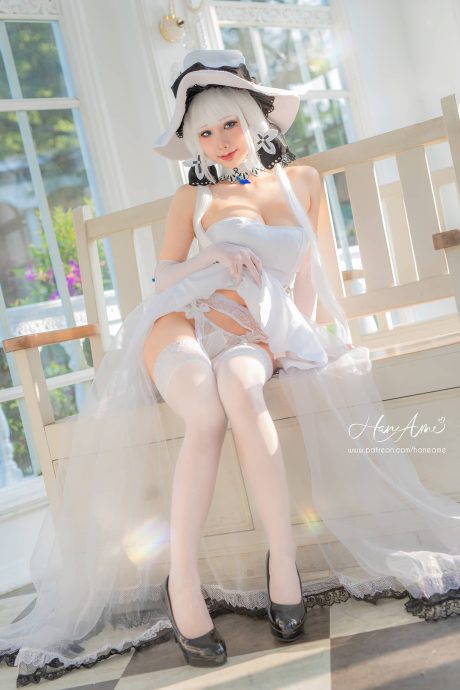 雨波_HaneAme碧蓝航线COS:再现礼服版光辉的仙气与性感 雨波_HaneAme碧蓝航线COS:再现礼服版光辉的仙气与性感