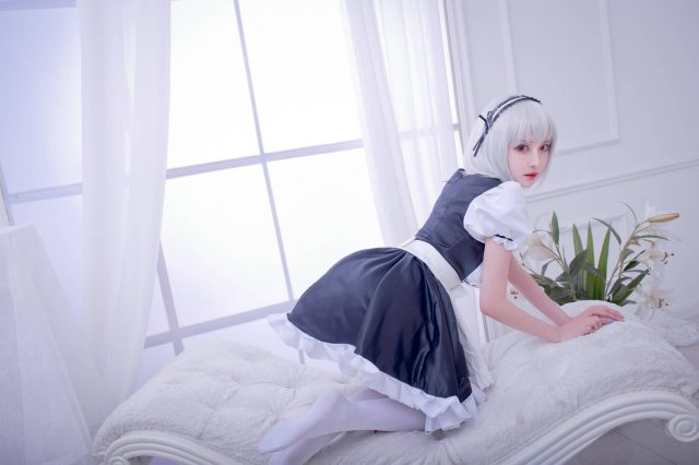 碧蓝航线Shika小鹿鹿COS:演绎女仆版天狼星的性感与温柔 碧蓝航线Shika小鹿鹿COS:演绎女仆版天狼星的性感与温柔