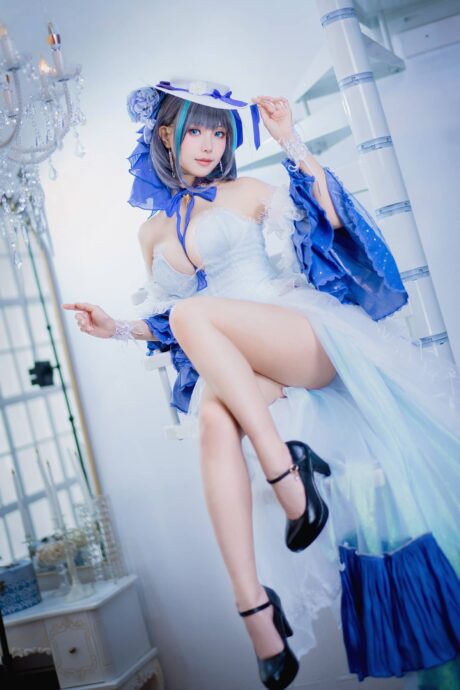 ElyEE子柴郡花嫁cos惊艳亮相:演绎猫耳舰娘的梦幻与性感 ElyEE子柴郡花嫁cos惊艳亮相:演绎猫耳舰娘的梦幻与性感