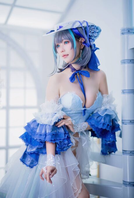ElyEE子柴郡花嫁cos惊艳亮相:演绎猫耳舰娘的梦幻与性感 ElyEE子柴郡花嫁cos惊艳亮相:演绎猫耳舰娘的梦幻与性感