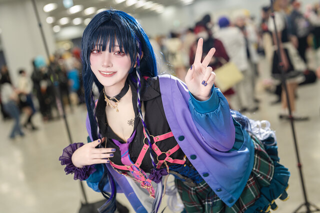 VTuber完美演绎:青野悠悠cos狂兰Meloco惊艳池袋阳光城 VTuber完美演绎:青野悠悠cos狂兰Meloco惊艳池袋阳光城