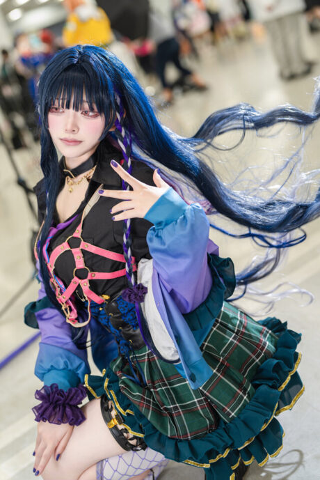 VTuber完美演绎:青野悠悠cos狂兰Meloco惊艳池袋阳光城 VTuber完美演绎:青野悠悠cos狂兰Meloco惊艳池袋阳光城