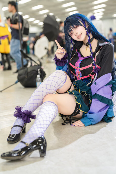 VTuber完美演绎:青野悠悠cos狂兰Meloco惊艳池袋阳光城 VTuber完美演绎:青野悠悠cos狂兰Meloco惊艳池袋阳光城