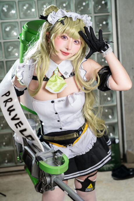 Makiho索达COS:胜利女神的治愈系女仆引爆NICONICO Makiho索达COS:胜利女神的治愈系女仆引爆NICONICO