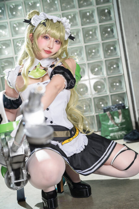 Makiho索达COS:胜利女神的治愈系女仆引爆NICONICO Makiho索达COS:胜利女神的治愈系女仆引爆NICONICO