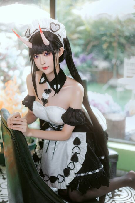 小南宫女仆能代COS:演绎甜美与战斗力并存的完美舰娘 小南宫女仆能代COS:演绎甜美与战斗力并存的完美舰娘