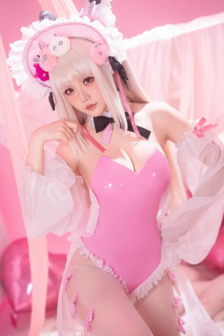 粉色梦幻少女:星之迟迟cos碧蓝航线·哈尔福德惊艳亮相 粉色梦幻少女:星之迟迟cos碧蓝航线·哈尔福德惊艳亮相