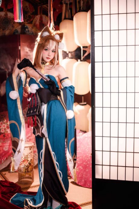 阿包也是兔娘希娜小姐COS:诠释原神虚构女神的性感与优雅 阿包也是兔娘希娜小姐COS:诠释原神虚构女神的性感与优雅