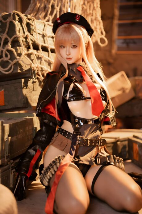 蠢沫沫胜利女神拉毗COS:诠释沉稳冷酷与性感魅力完美结合 蠢沫沫胜利女神拉毗COS:诠释沉稳冷酷与性感魅力完美结合