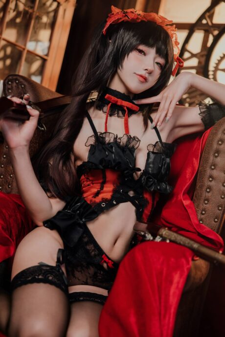 阿包也是兔娘时崎狂三COS:完美再现红黑魅影的致命诱惑 阿包也是兔娘时崎狂三COS:完美再现红黑魅影的致命诱惑