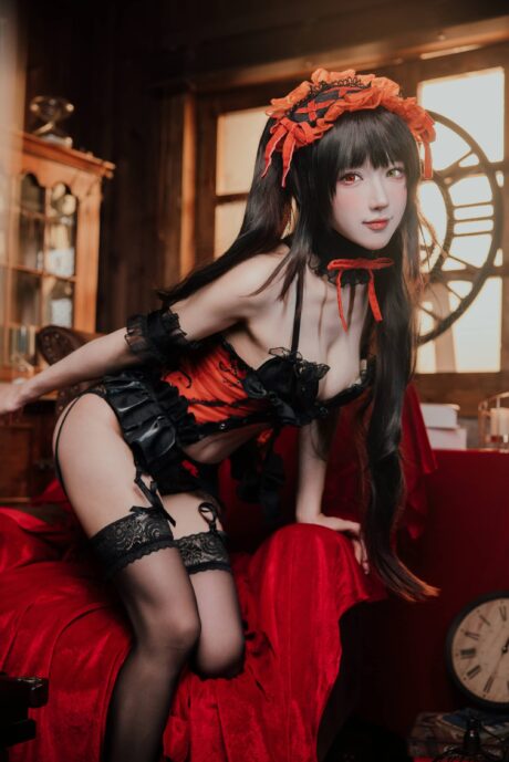 阿包也是兔娘时崎狂三COS:完美再现红黑魅影的致命诱惑 阿包也是兔娘时崎狂三COS:完美再现红黑魅影的致命诱惑