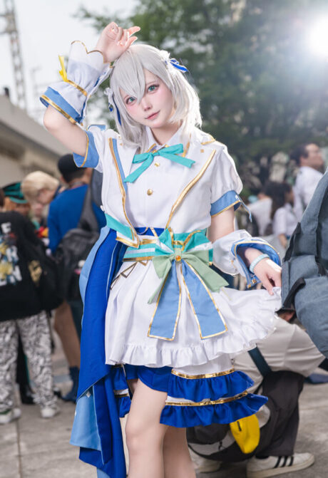 Kumori白银诺艾尔COS:诠释HoloLive女骑士的力量与柔情 Kumori白银诺艾尔COS:诠释HoloLive女骑士的力量与柔情