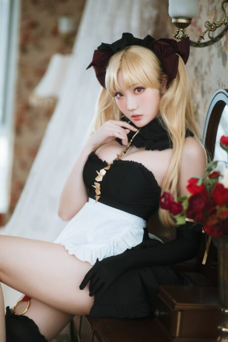 瓜希酱女仆艾蕾COS:展现FGO神秘冥界女神的魅惑与温柔 瓜希酱女仆艾蕾COS:展现FGO神秘冥界女神的魅惑与温柔