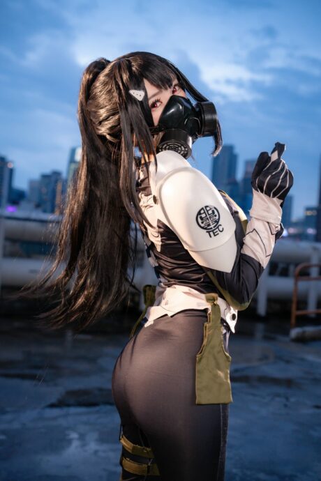 怪兽8号cos系列:Sally Dorasnow亚白米娜COS女神队长 怪兽8号cos系列:Sally Dorasnow亚白米娜COS女神队长
