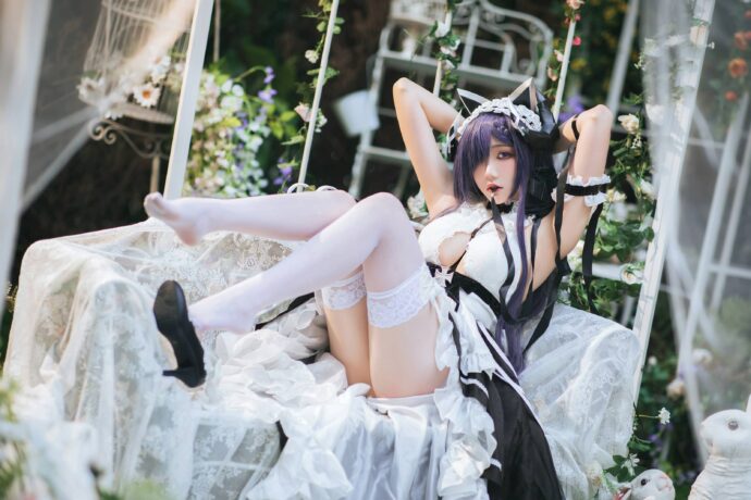 碧蓝航线瓜希酱COS:诠释女仆版舰娘奥古斯特的优雅与妩媚 碧蓝航线瓜希酱COS:诠释女仆版舰娘奥古斯特的优雅与妩媚