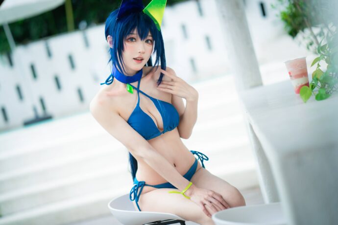 阿包也是兔娘花园COS:碧蓝航线泳装舰娘温柔的夏日邂逅 阿包也是兔娘花园COS:碧蓝航线泳装舰娘温柔的夏日邂逅