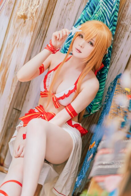 霜月shimo亚丝娜COS:刀剑神域中的睡衣温柔剑士惊艳登场 霜月shimo亚丝娜COS:刀剑神域中的睡衣温柔剑士惊艳登场