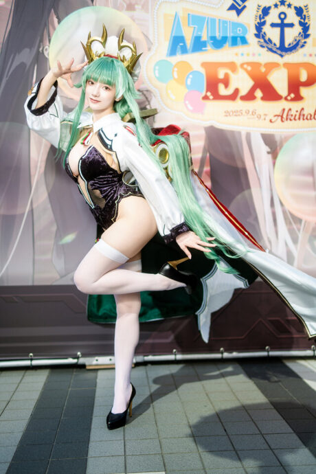 碧蓝航线8周年EXPO：感受到桜井的尊贵完美再现拉斐尔COS