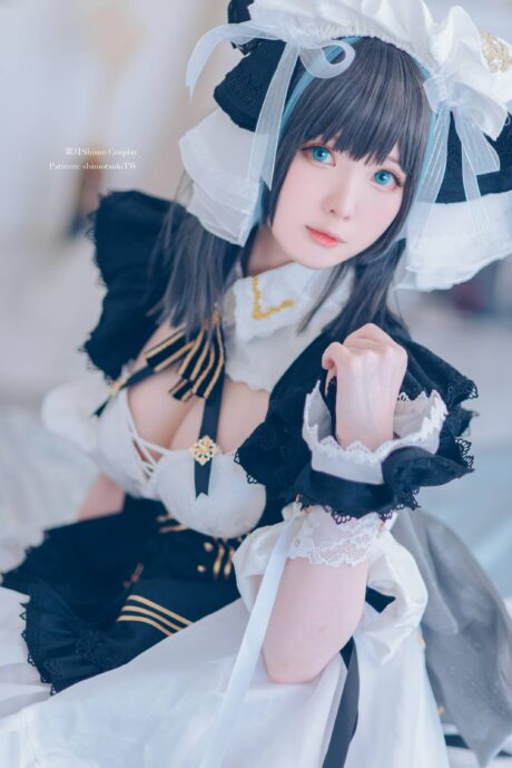 碧蓝航线霜月shimoCOS：舰娘柴郡甜美与俏皮的完美融合