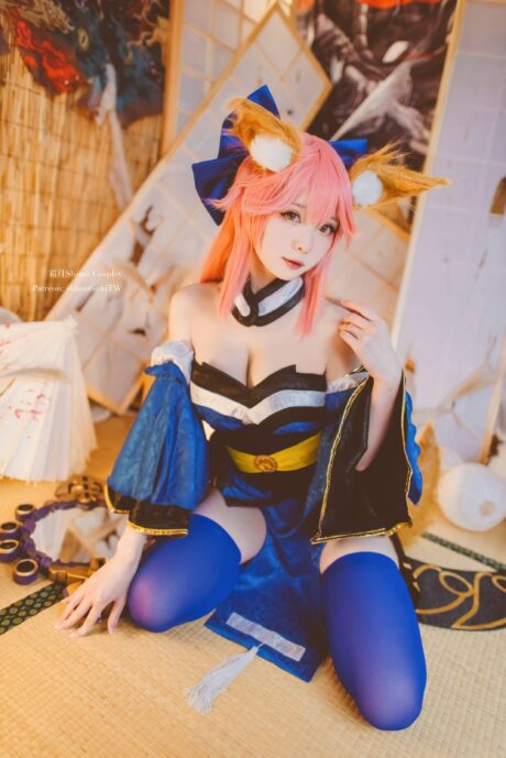 霜月shimo玉藻前COS:神秘与温柔交织的跨越千年的爱恋 霜月shimo玉藻前COS:神秘与温柔交织的跨越千年的爱恋
