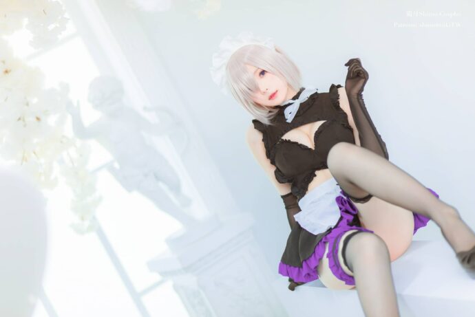 FGO女仆玛修COS:霜月shimo再现忠诚与诱惑的完美平衡 FGO女仆玛修COS:霜月shimo再现忠诚与诱惑的完美平衡