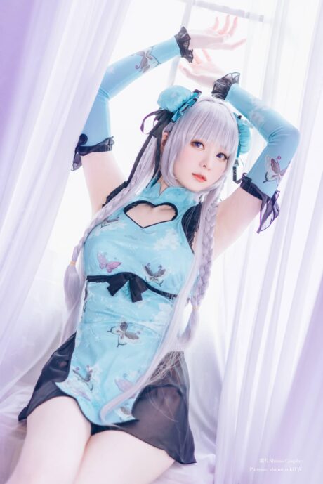 梦幻与现实交织：霜月shimo艳娘幻梦谭黛玉COS魅力十足
