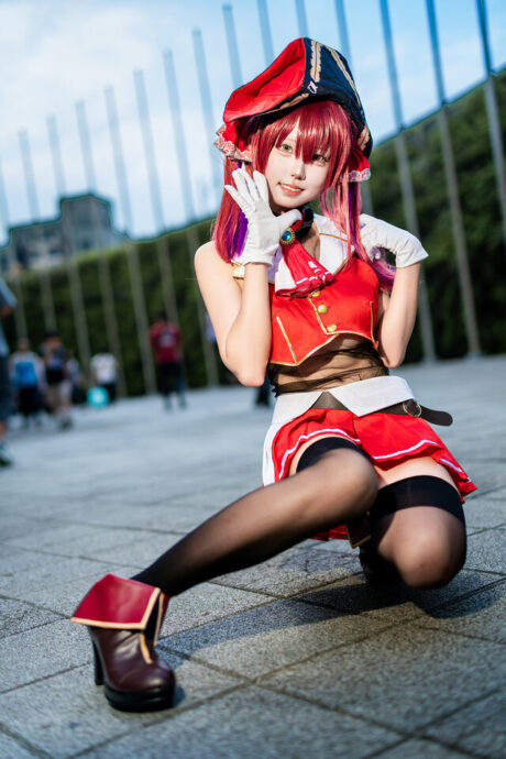 Reo完美演绎Hololive海贼团长宝钟玛琳COS惊艳亮相FFK45 Reo完美演绎Hololive海贼团长宝钟玛琳COS惊艳亮相FFK45