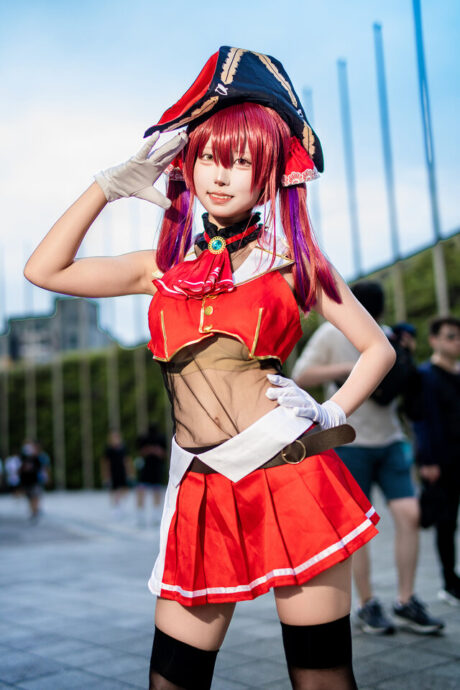 Reo完美演绎Hololive海贼团长宝钟玛琳COS惊艳亮相FFK45 Reo完美演绎Hololive海贼团长宝钟玛琳COS惊艳亮相FFK45
