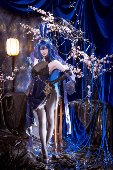 从战舰到舞台:星之迟迟兔女郎新泽西COS魅力与力量共舞 从战舰到舞台:星之迟迟兔女郎新泽西COS魅力与力量共舞