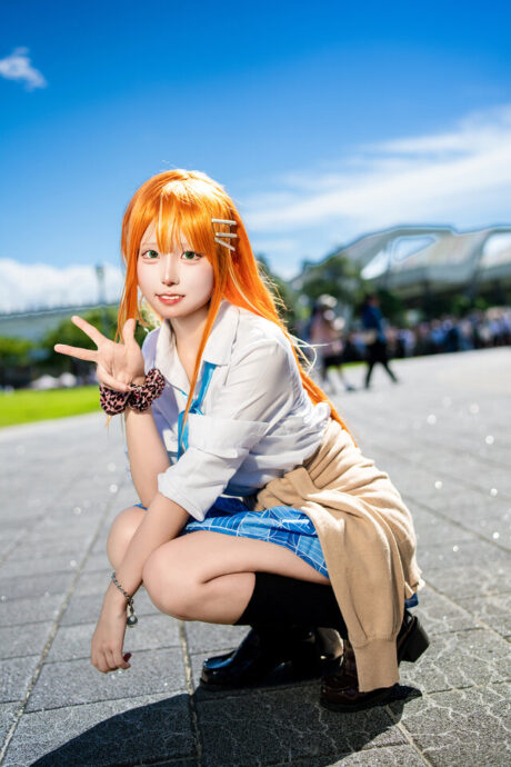 FF45惊艳时刻!Reo紫云清夏COS橙发绿瞳掀起夏日偶像风暴 FF45惊艳时刻!Reo紫云清夏COS橙发绿瞳掀起夏日偶像风暴