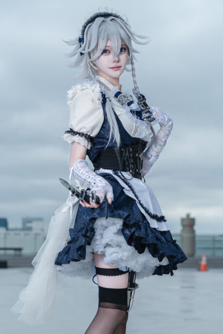 渚Nagisa十六夜咲夜COS：东方Project优雅与致命的完美融合