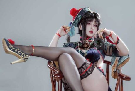 BANBANKO半半子永劫无间玉玲珑COS：僵尸娘版魅力满分！