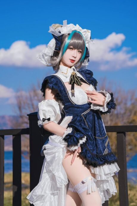 封疆疆v柴郡COS:女仆装蕾丝灵动表情诠释皇家猫猫灵魂 封疆疆v柴郡COS:女仆装蕾丝灵动表情诠释皇家猫猫灵魂