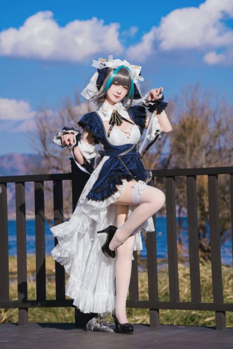 封疆疆v柴郡COS:女仆装蕾丝灵动表情诠释皇家猫猫灵魂 封疆疆v柴郡COS:女仆装蕾丝灵动表情诠释皇家猫猫灵魂