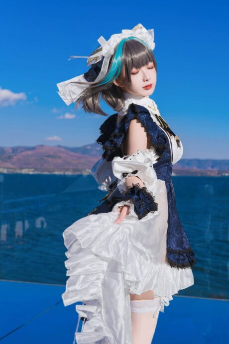 封疆疆v柴郡COS:女仆装蕾丝灵动表情诠释皇家猫猫灵魂 封疆疆v柴郡COS:女仆装蕾丝灵动表情诠释皇家猫猫灵魂