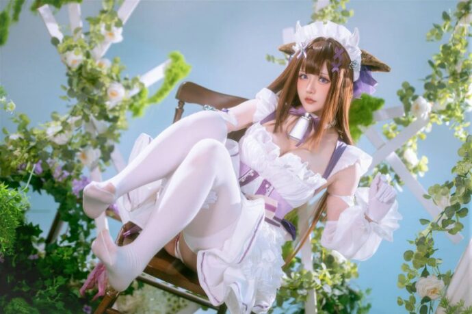 星之迟迟樫野COS:演绎碧蓝航线温柔牛牛治愈系女仆装扮 星之迟迟樫野COS:演绎碧蓝航线温柔牛牛治愈系女仆装扮