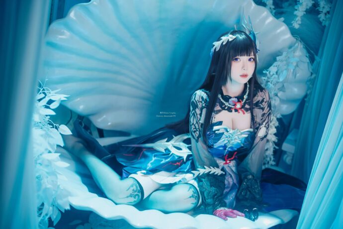 深海幻梦人形初临:霜月shimo海瑟音cos演绎来自海底的魅力 深海幻梦人形初临:霜月shimo海瑟音cos演绎来自海底的魅力