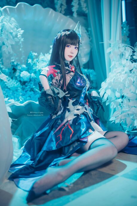 深海幻梦人形初临：霜月shimo海瑟音cos演绎来自海底的魅力