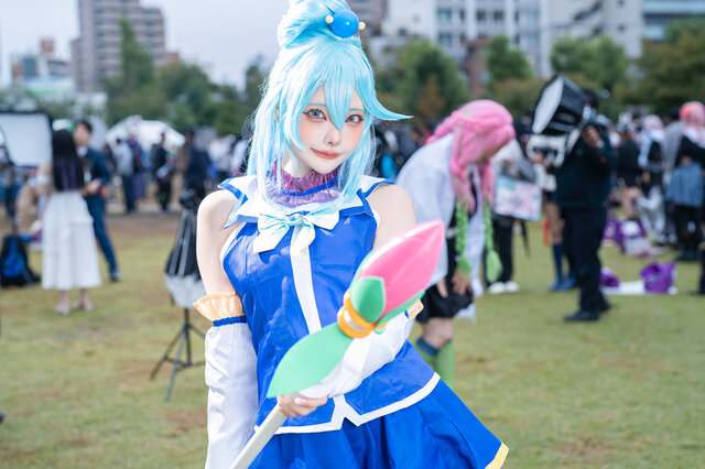 池袋万圣节上的女神级还原：Mizuha Eto阿克娅COS引发热潮