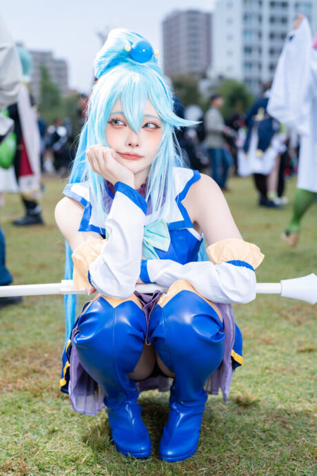 池袋万圣节上的女神级还原：Mizuha Eto阿克娅COS引发热潮