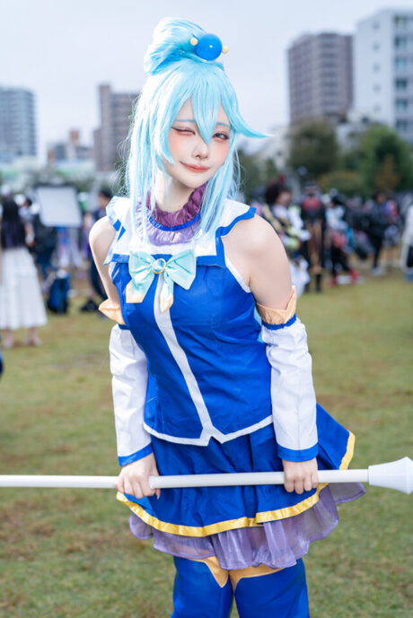 池袋万圣节上的女神级还原：Mizuha Eto阿克娅COS引发热潮