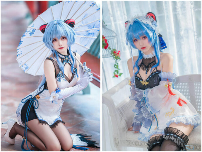 大大卷卷小卷cos最新图集|大大卷卷小卷原神雷电将军兔女郎[持续更新]