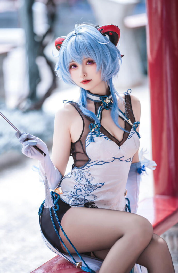 大大卷卷小卷cos最新图集|大大卷卷小卷原神雷电将军兔女郎[持续更新]